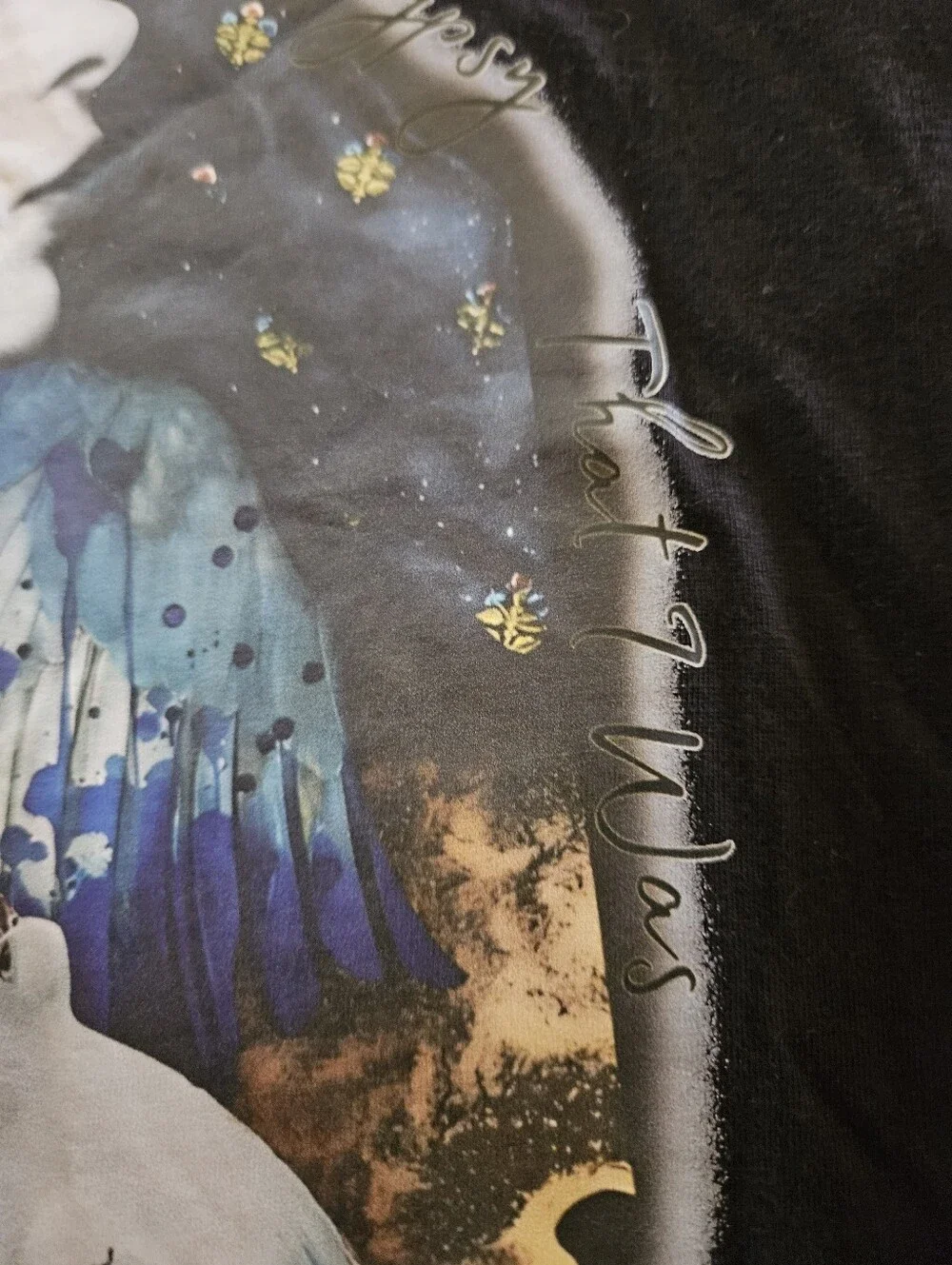 Stevie Nicks Black Tee with Multicolor Portrait. - Picture 5 of 8